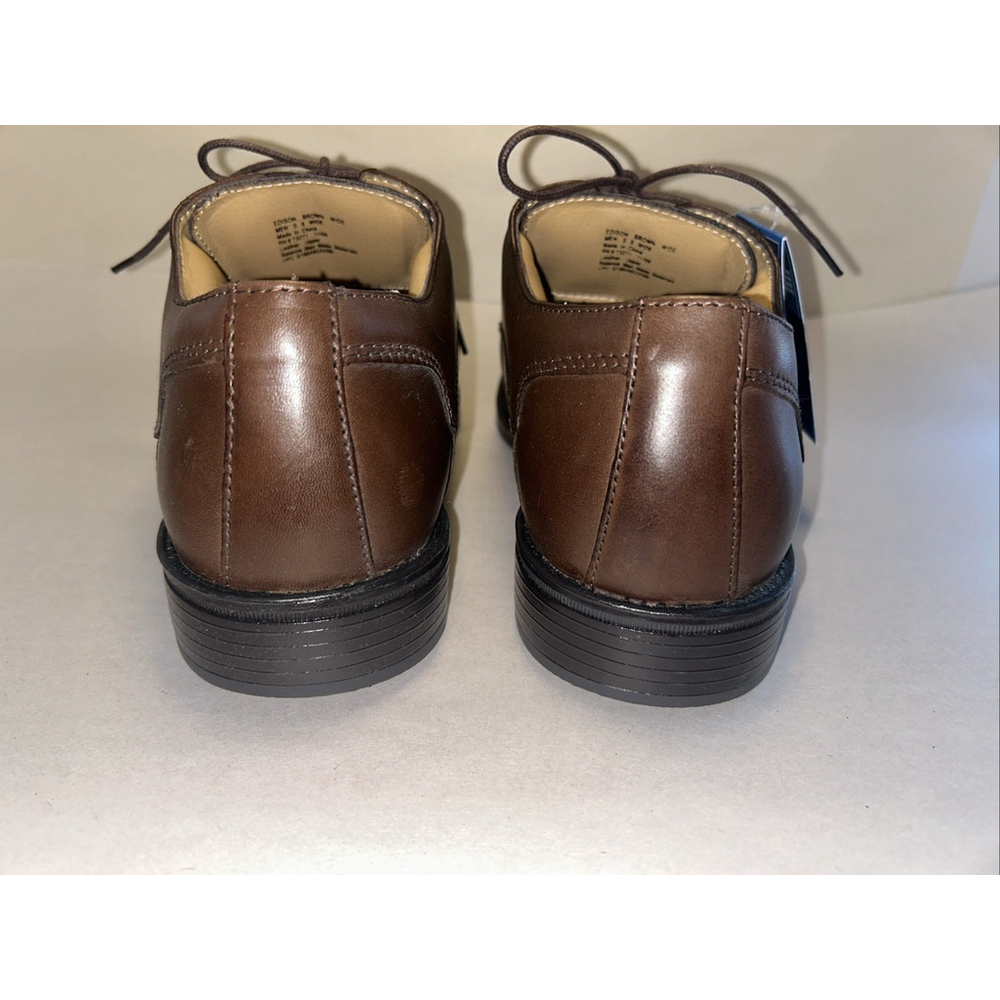 Croft & Barrow NWT Men’s 8W Brown Oxfords 73277 Core Technology - Picture 3 of 10